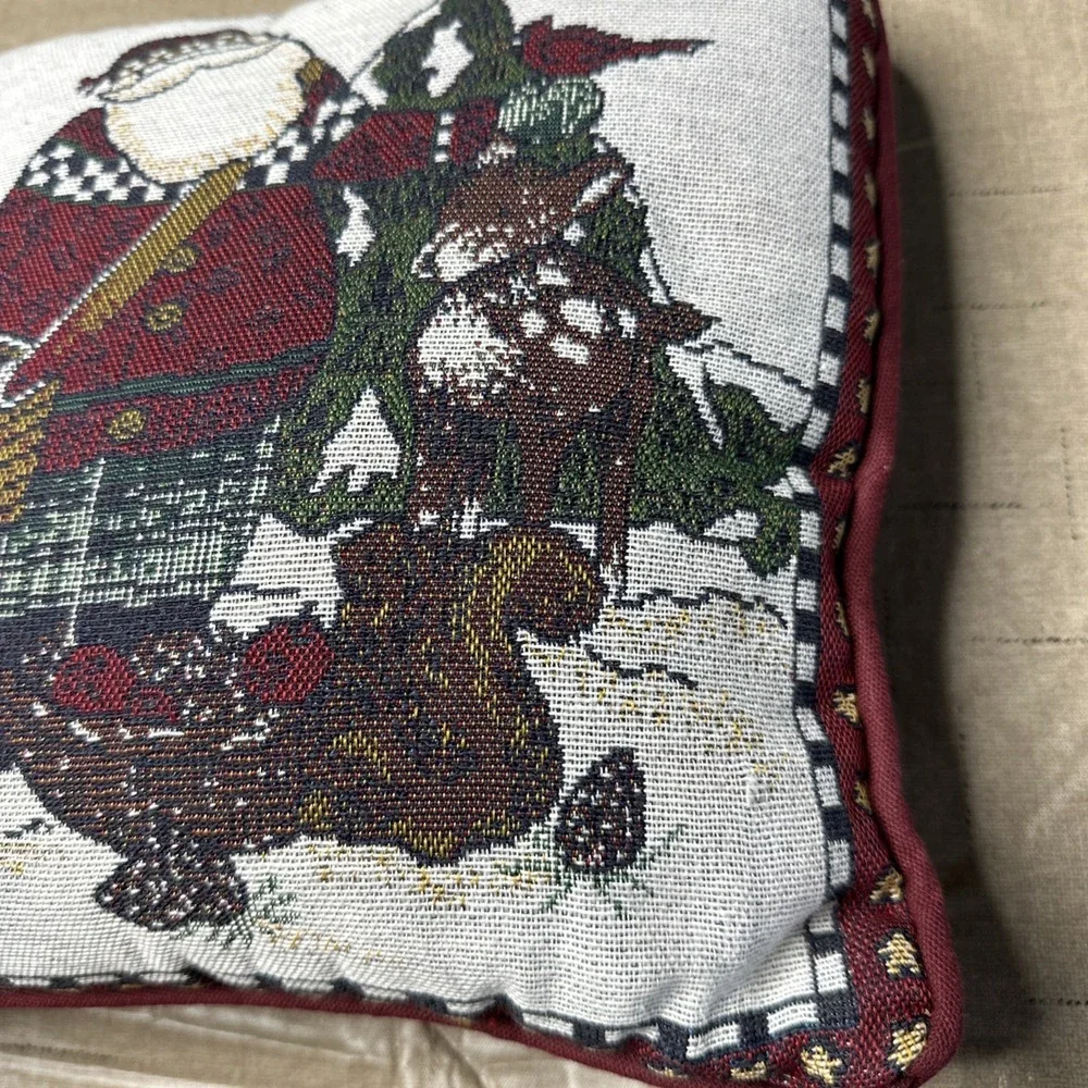 Santa Christmas Throw Pillow 11